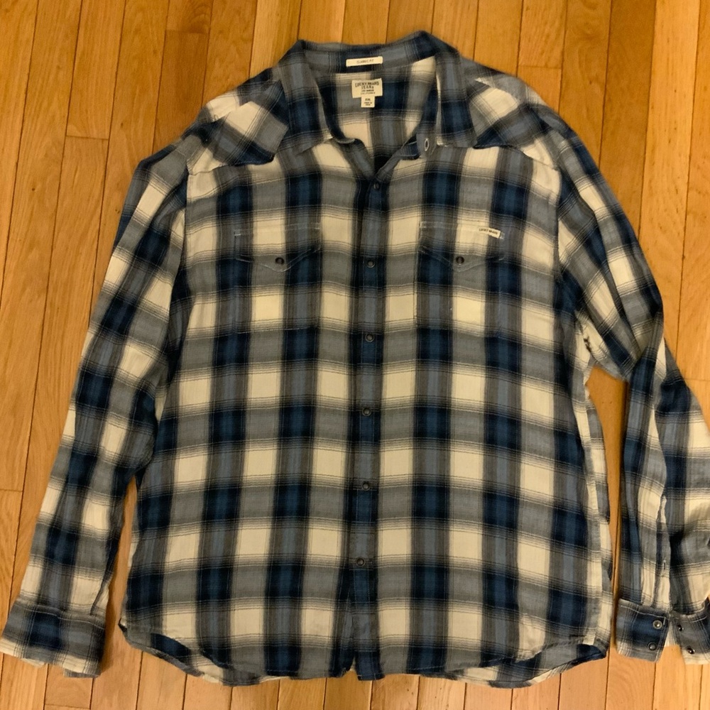 Lucky Brand Modern Western Wear Shirt XXL